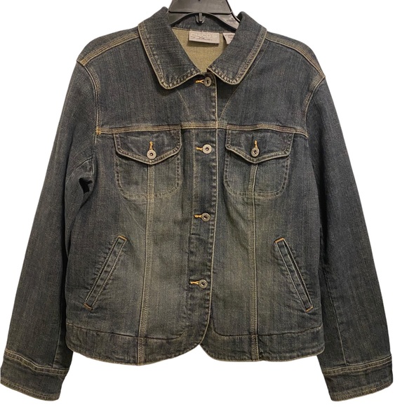 Chico's Jackets & Blazers - Chico’s Premium Vintage Jean Jacket Size 1. 98%Cotton2%Spandex